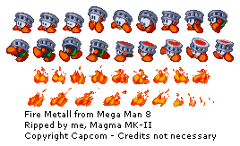Mega Man 8 - Fire Metall