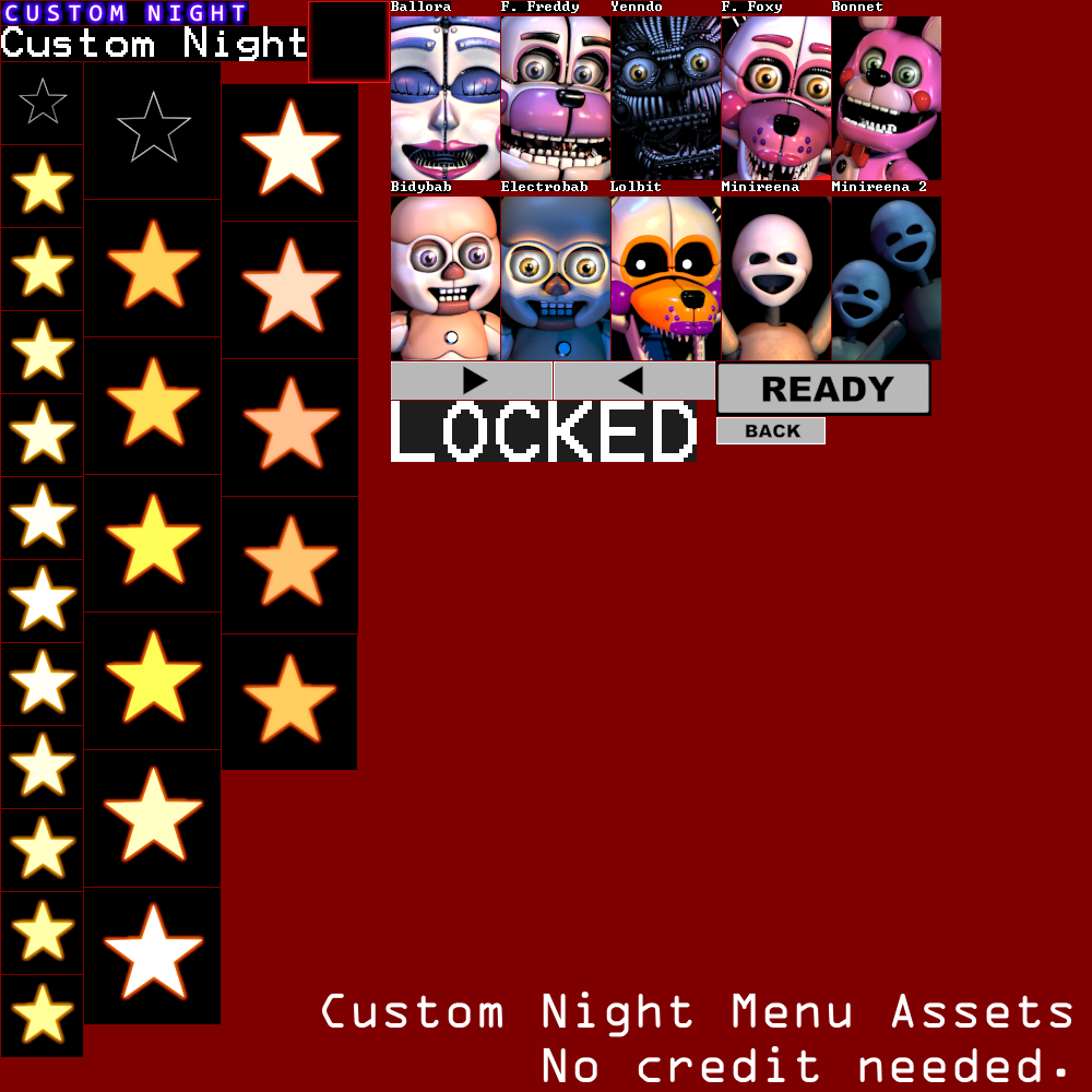 Custom Night Menu