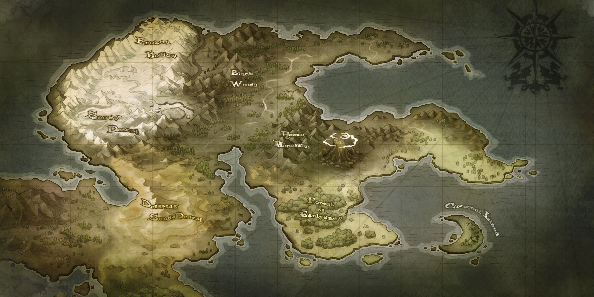 Breath of Fire 6 - World Map