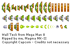 Mega Man 8 - Wall Teck
