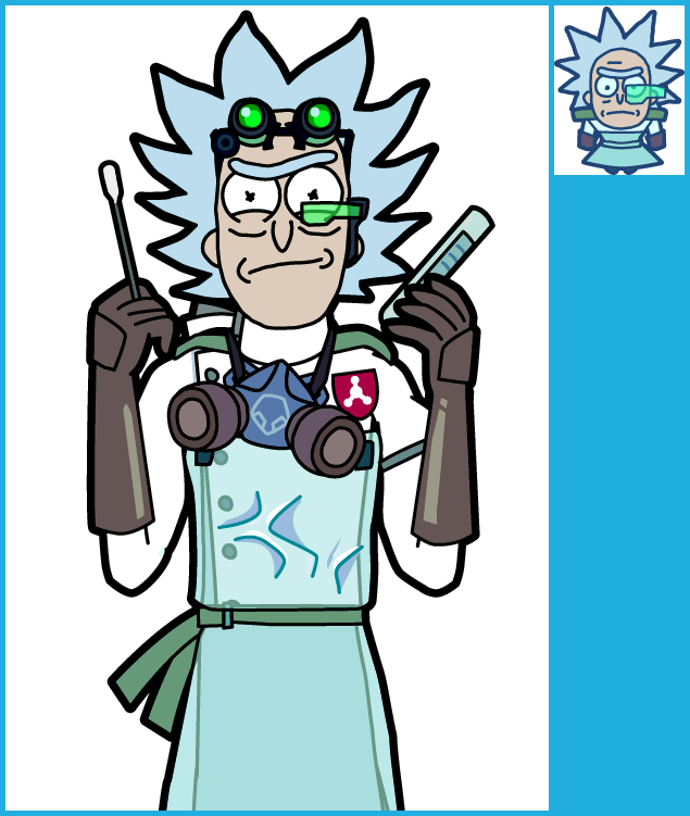 Pocket Mortys - Lab Rick