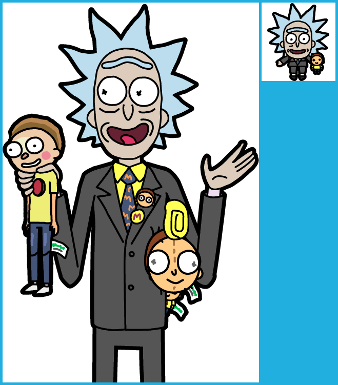 Pocket Mortys - Salesman Rick