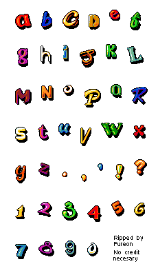 Earthworm Jim - Font