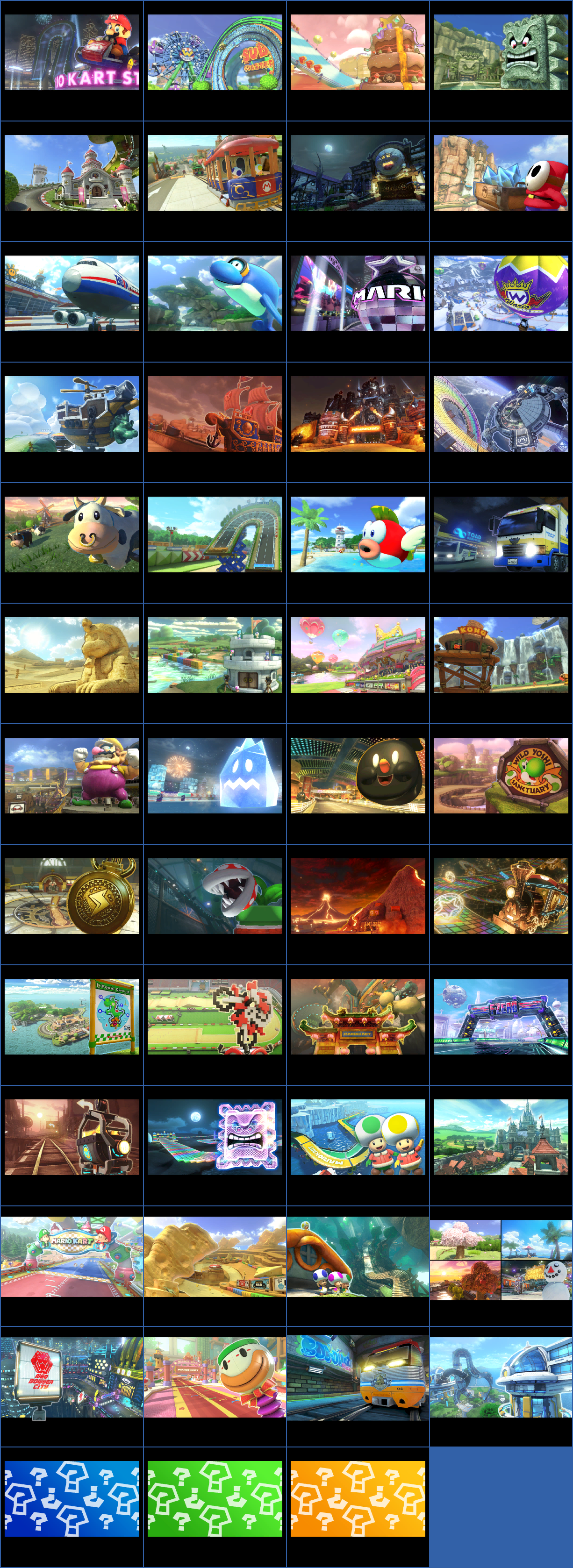 Mario Kart 8 - Course Previews