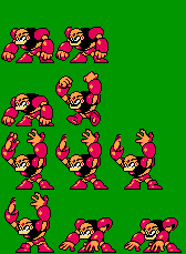 Mega Man Customs - Guts Man (Power Fighters/Battle) (NES-Style)