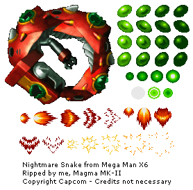 Mega Man X6 - Nightmare Snake