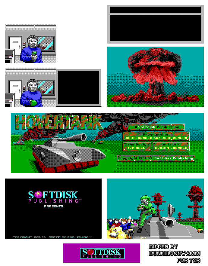 Hovertank 3D - Menu Screens