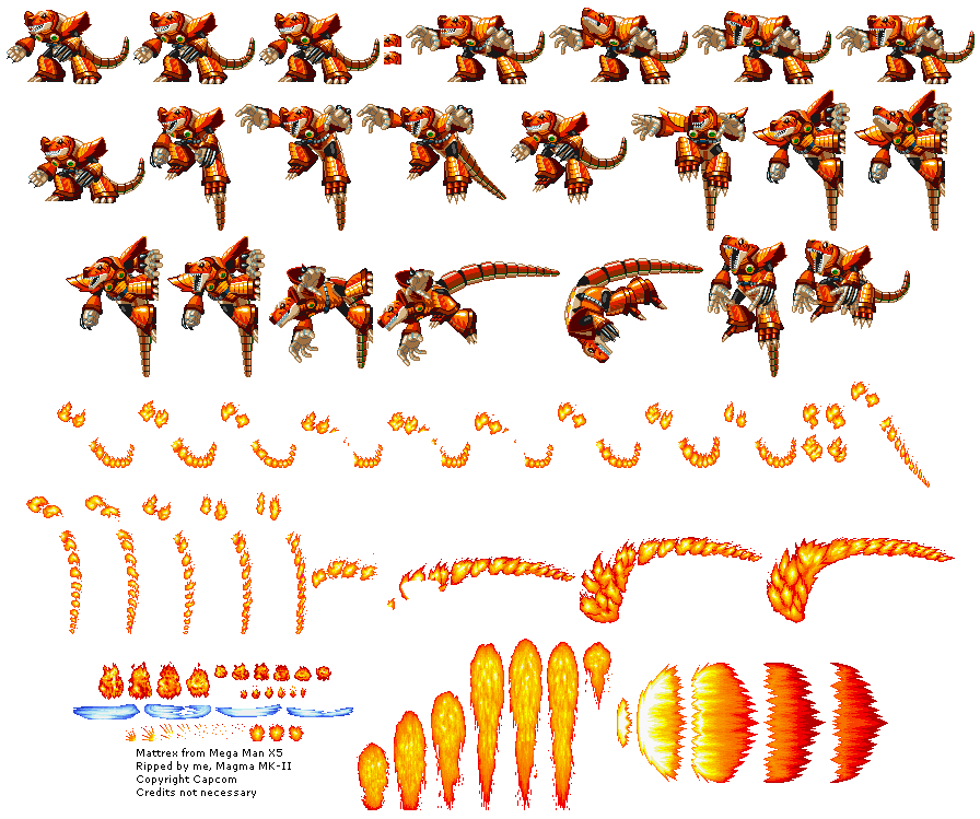 Mega Man X5 - Mattrex / Burn Dinorex