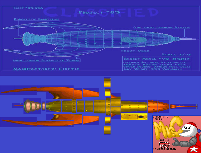 Bubsy 3D - Rocket Blueprints