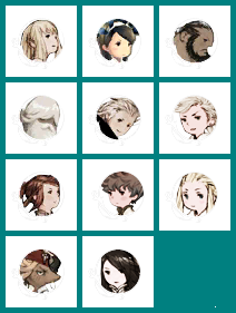 Bravely Default - Face Icons