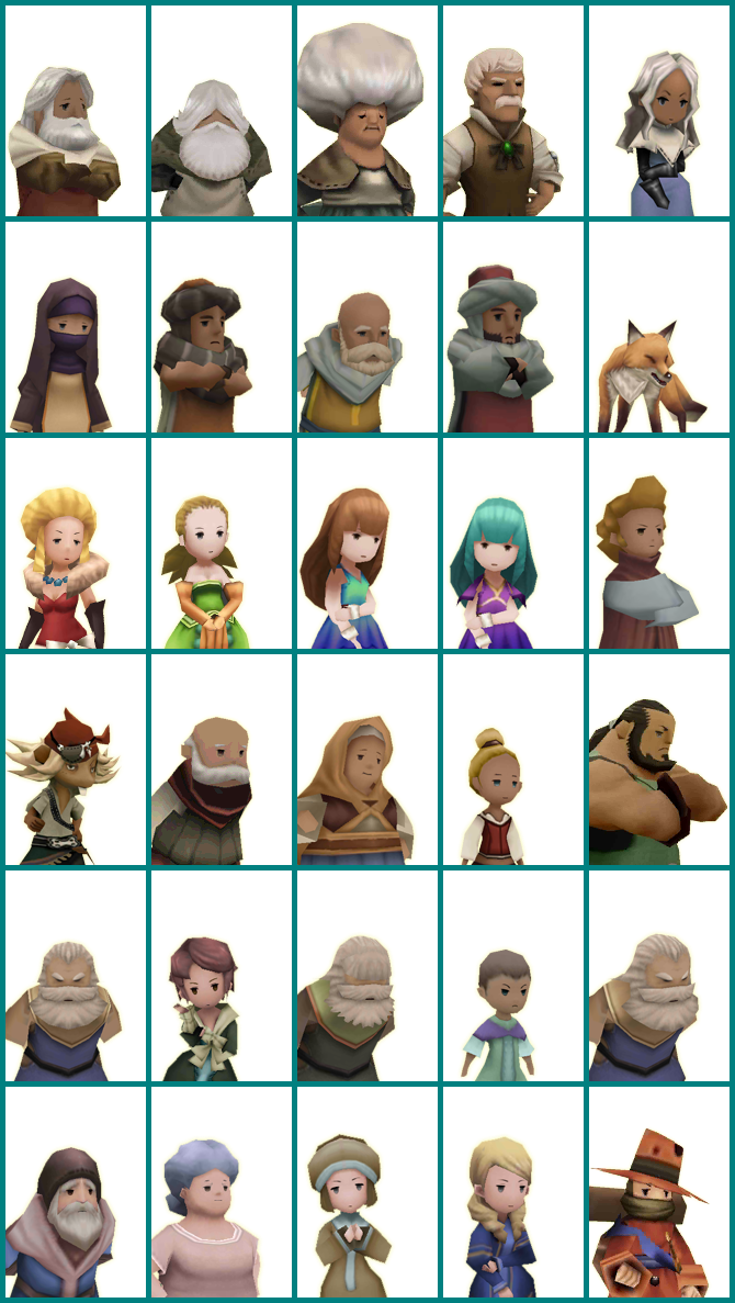 Bravely Default - NPCs