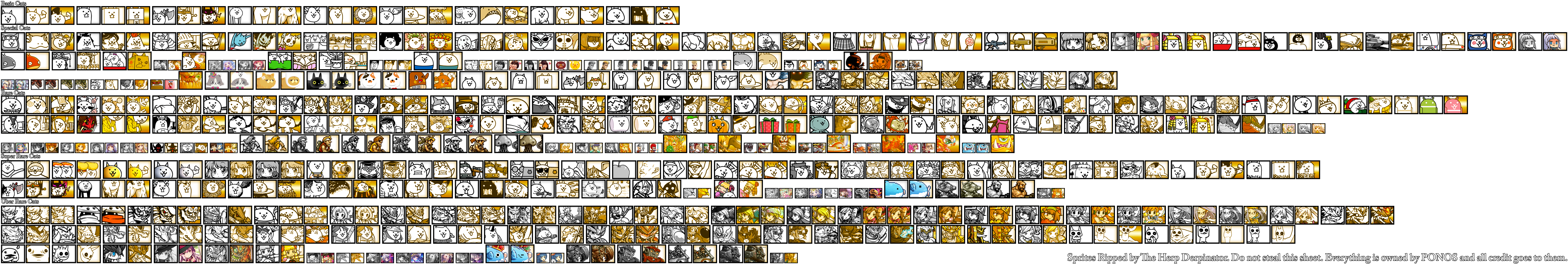 The Battle Cats - Cat Icons