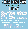 BS Excitebike Bun Bun Mario Battle Stadium (JPN) - Clock