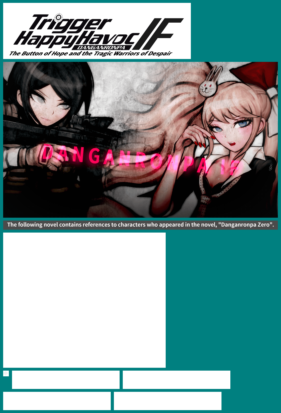 Danganronpa IF Title Screen