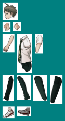 Danganronpa 2: Goodbye Despair - Hajime Hinata Walking