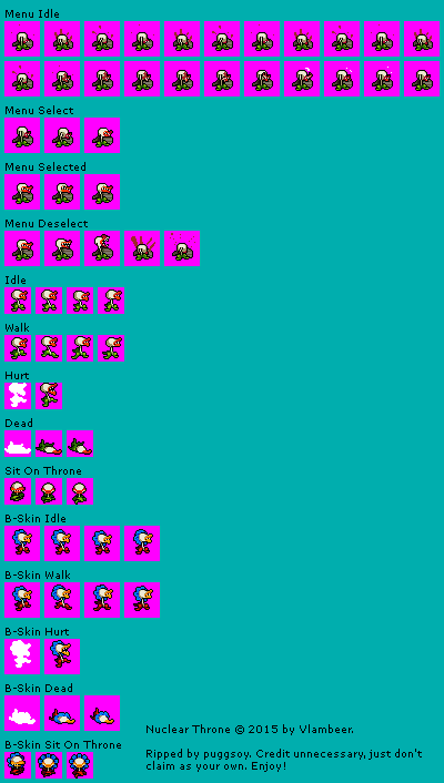 nuclear throne sprite sheet