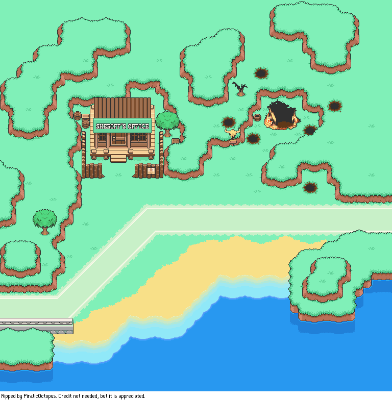 Mother 3 (JPN) - Tazmily Village Sheriff's Office (Exterior, Modern)