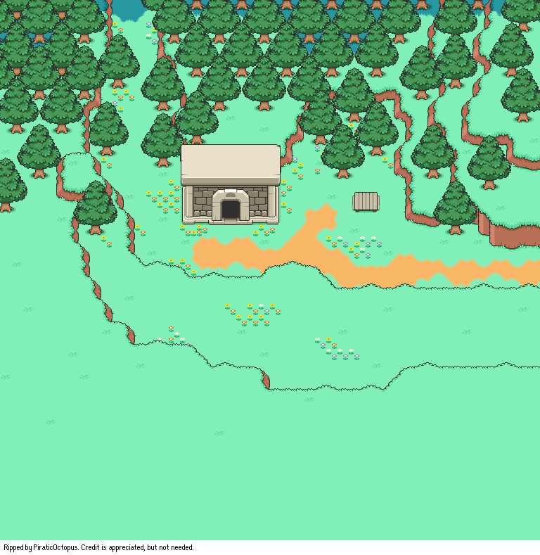 Mother 3 (JPN) - Forest Prayer Sanctuary (Rustic, Day)