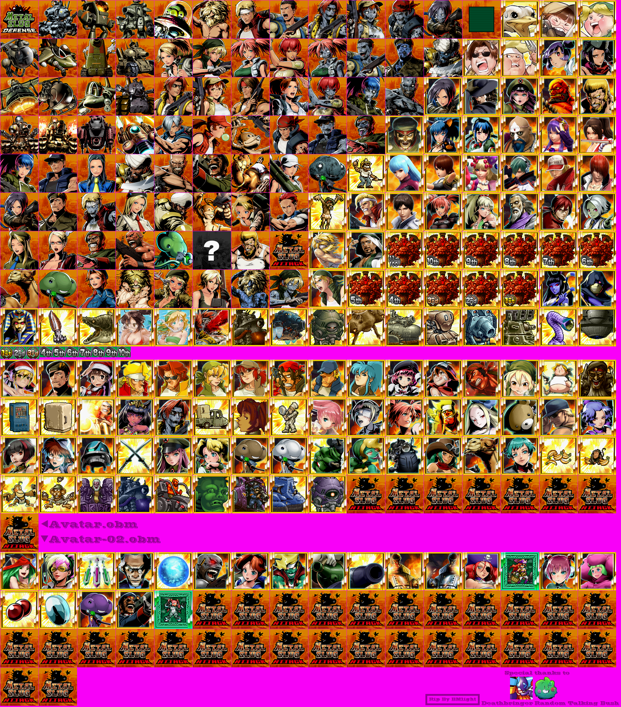 Metal Slug Attack - Avatars Ver 2.8