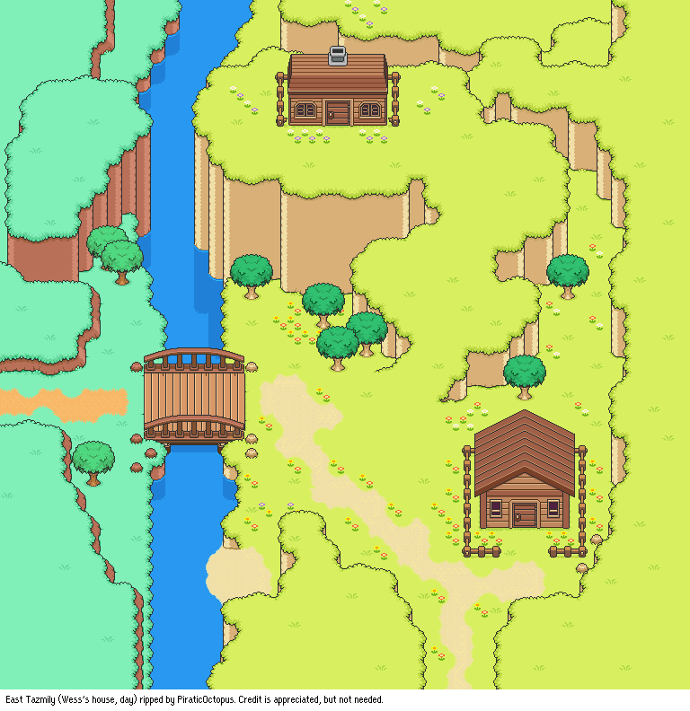Mother 3 (JPN) - Tazmily Village East (Rustic, Day)