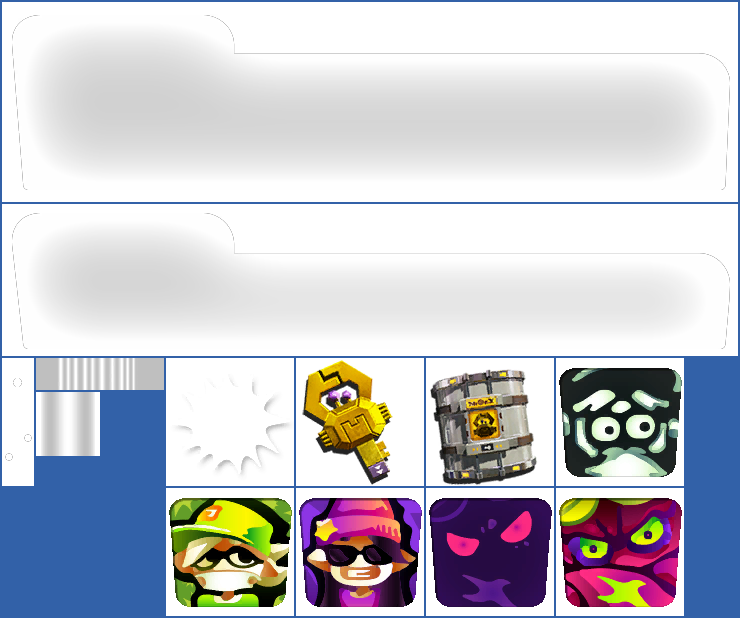 Splatoon - Text Box + Icons