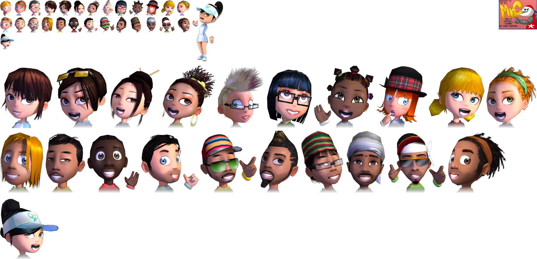 Racquet Sports - Character Icons