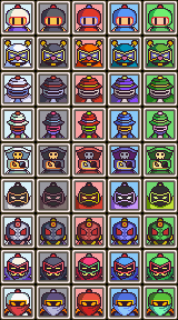 Super Bomberman 5 (JPN) - Battle Mode Mugshots