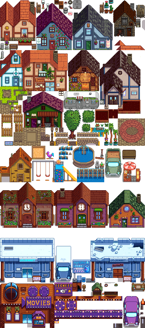 Stardew Valley - Pelican Town (Summer)