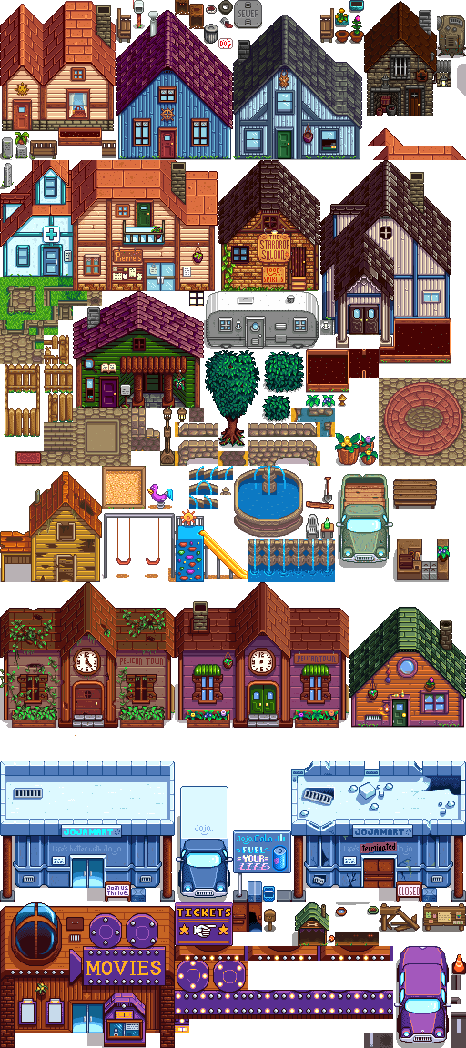 Stardew Valley - Pelican Town (Spring)