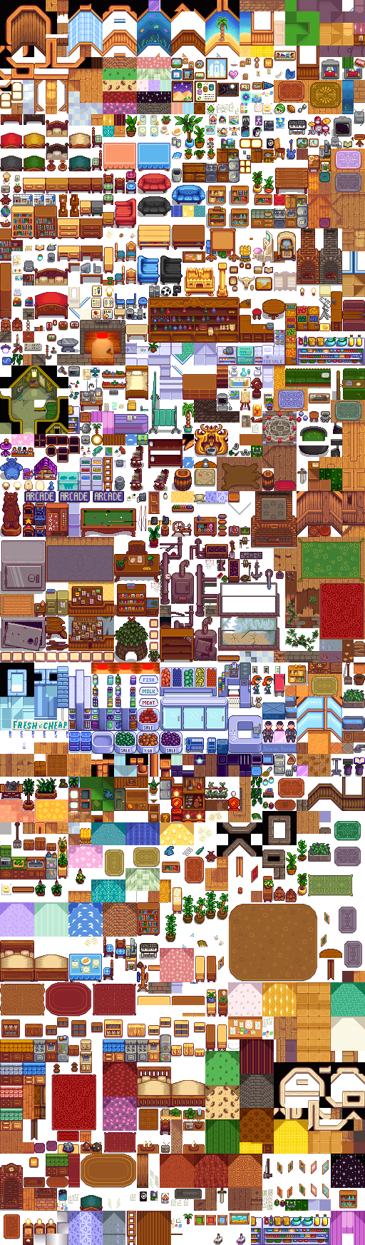 Stardew Valley - Town Interiors