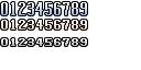 Koumajou Densetsu II: Stranger's Requiem - Number Font