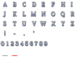 Koumajou Densetsu: Scarlet Symphony - Font