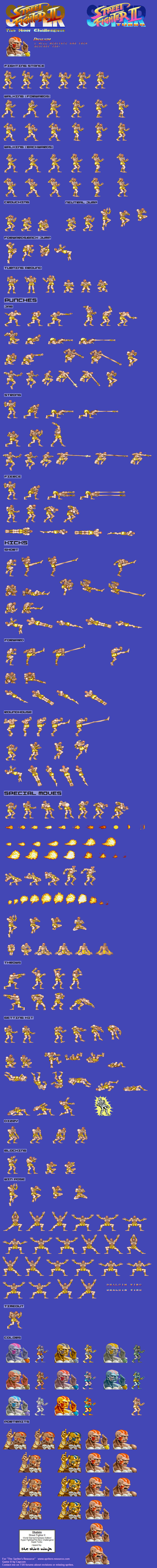 Street Fighter 2 / Super Street Fighter 2 - Dhalsim