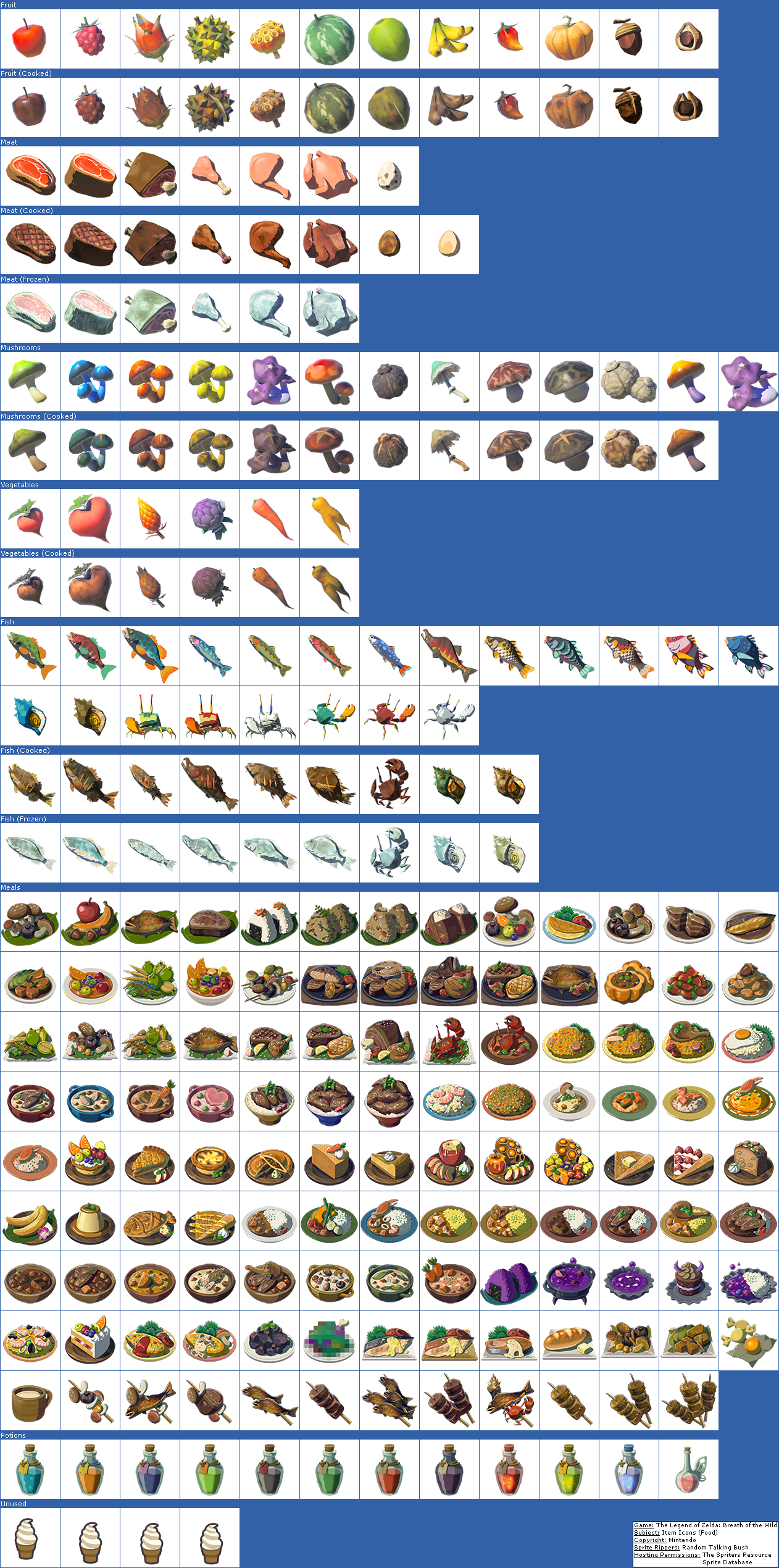 Item Icons (Food)