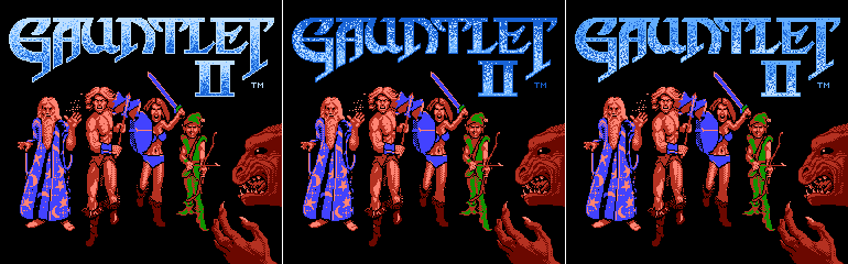 Gauntlet II - Title Screen