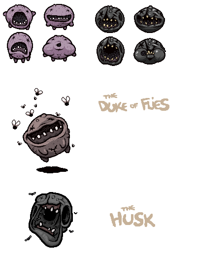 The Binding of Isaac: Rebirth - The Duke of Flies & The Husk