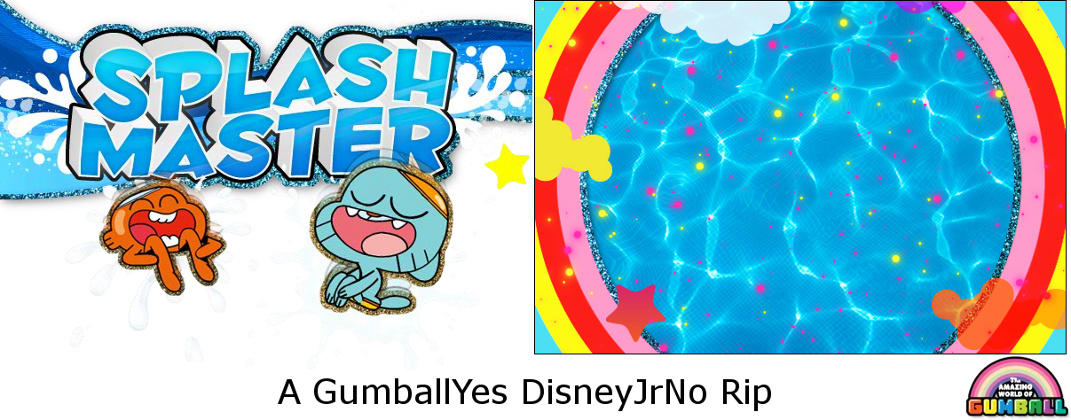 The Amazing World of Gumball: Splash Master - Title Screen