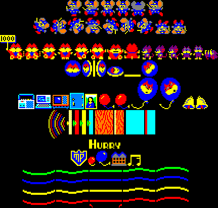 Mappy - General Sprites (X2 Scale)