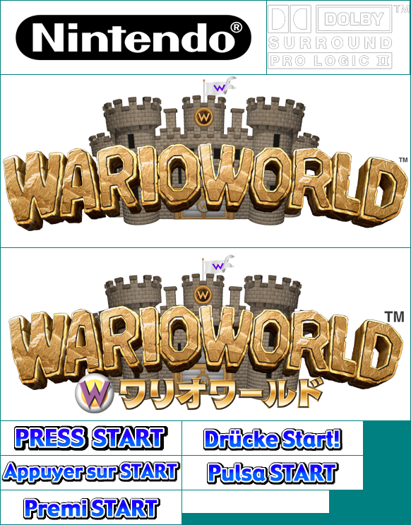 Wario World - Title Screen