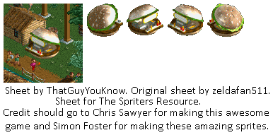 RollerCoaster Tycoon 2 - Burger Bar
