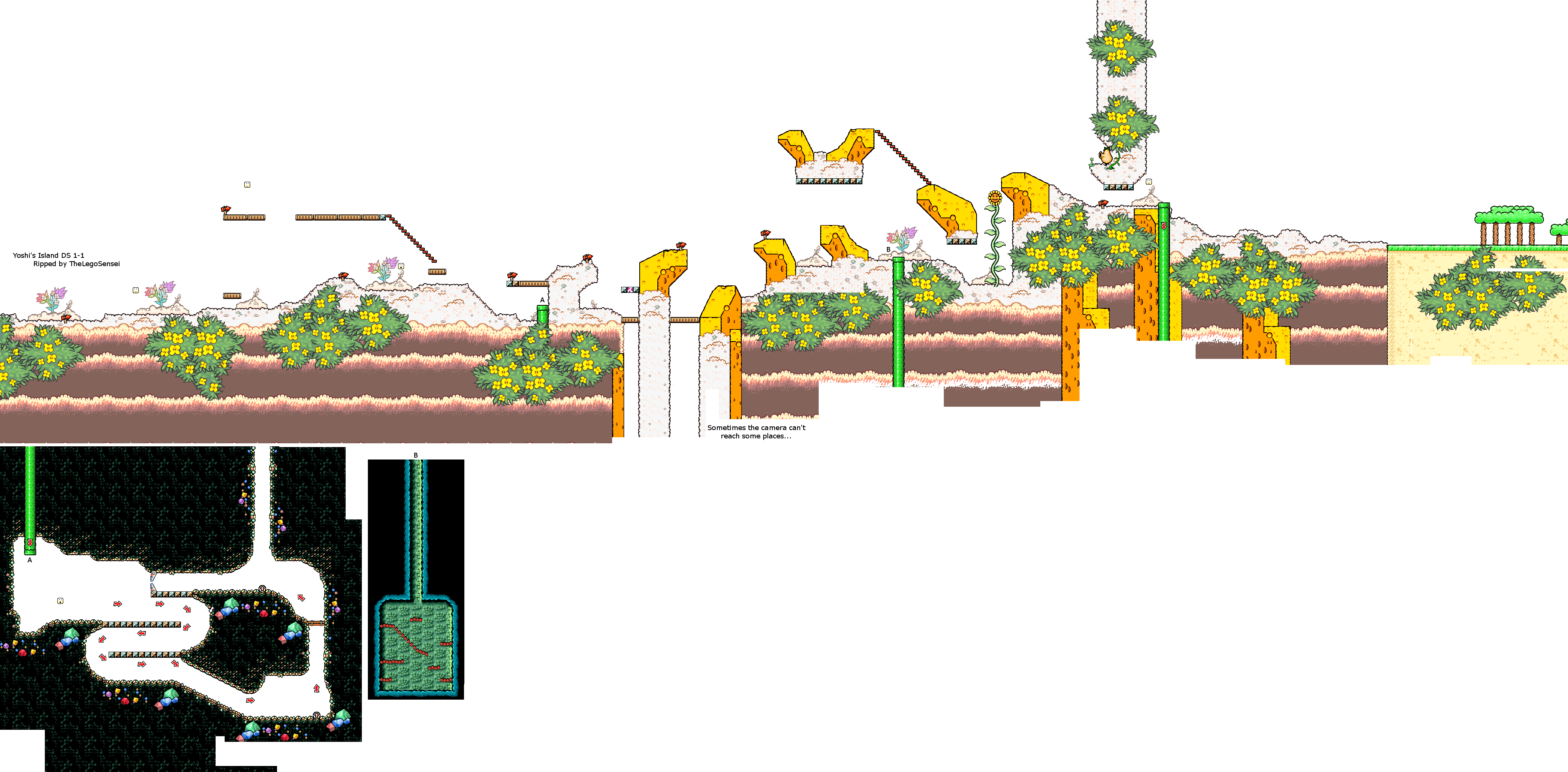 Yoshi's Island DS - World 1-1 (Ba-dum BUM!)