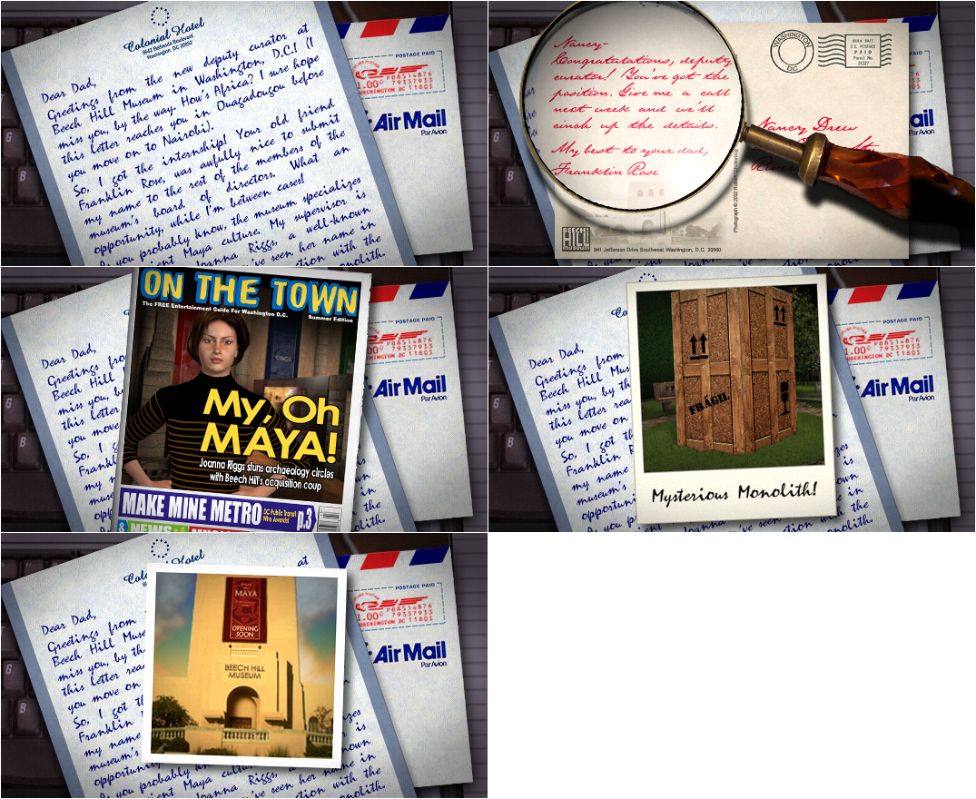 Nancy Drew: Secret of the Scarlet Hand - Opening Letter