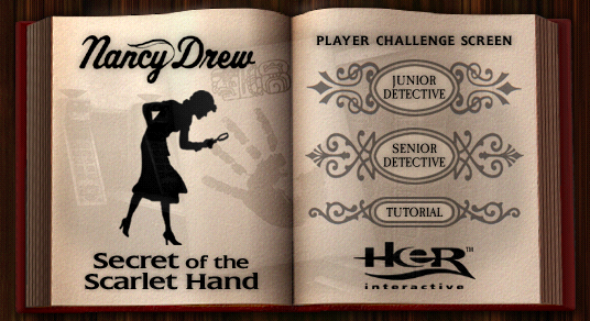 Nancy Drew: Secret of the Scarlet Hand - Player Challenge Screen