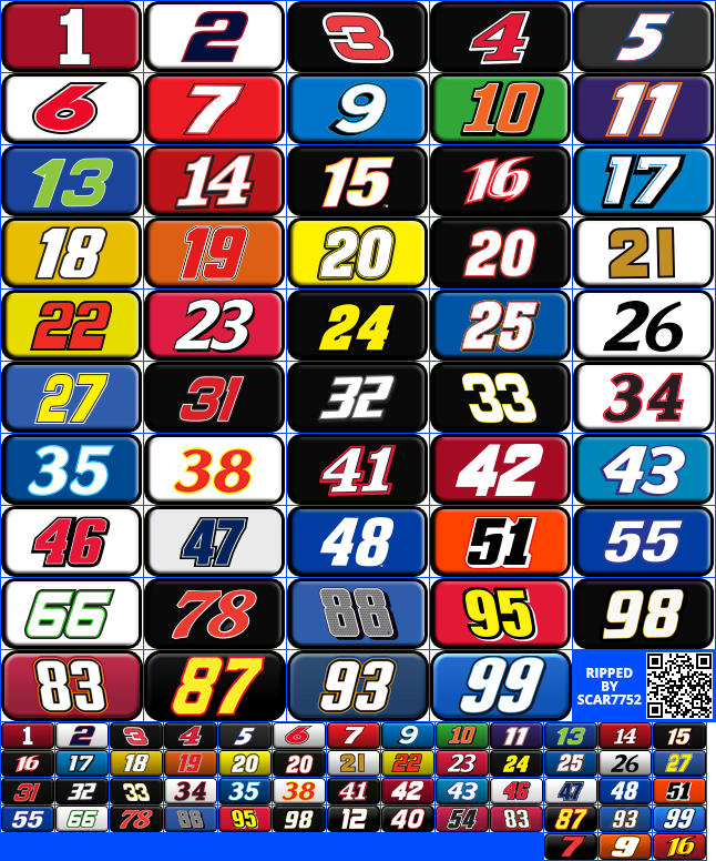 Mobile - NASCAR Manager - Icons - The Spriters Resource