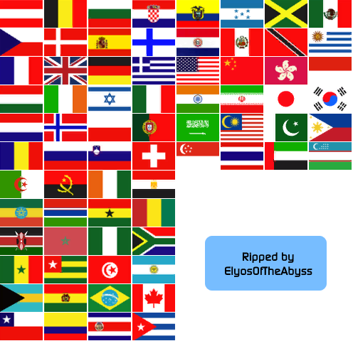 Mario & Sonic at the Olympic Games - Flags