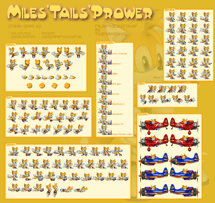 Sonic Xg Tails Sprite Sheet By Redactedaccount On Dev - vrogue.co