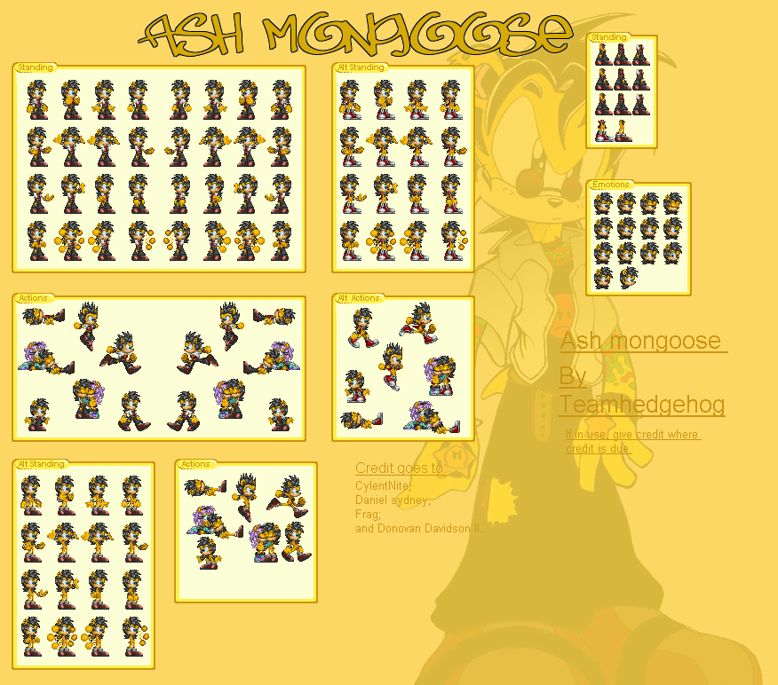 Sonic the Hedgehog Media Customs - Ash Mongoose