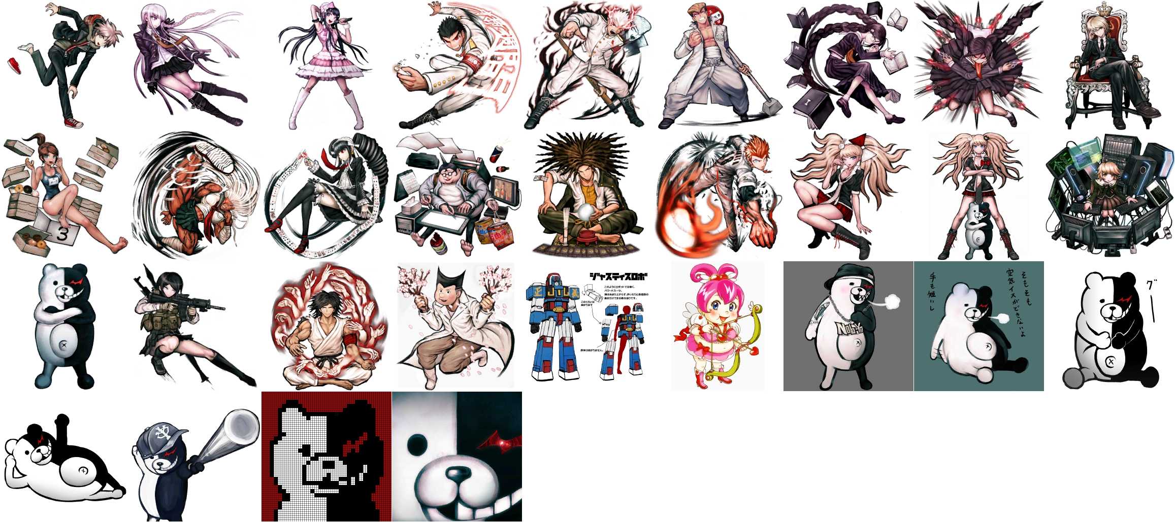 Alter Ego for Danganronpa - Concept Art