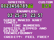 Super Mario Kart - Timer