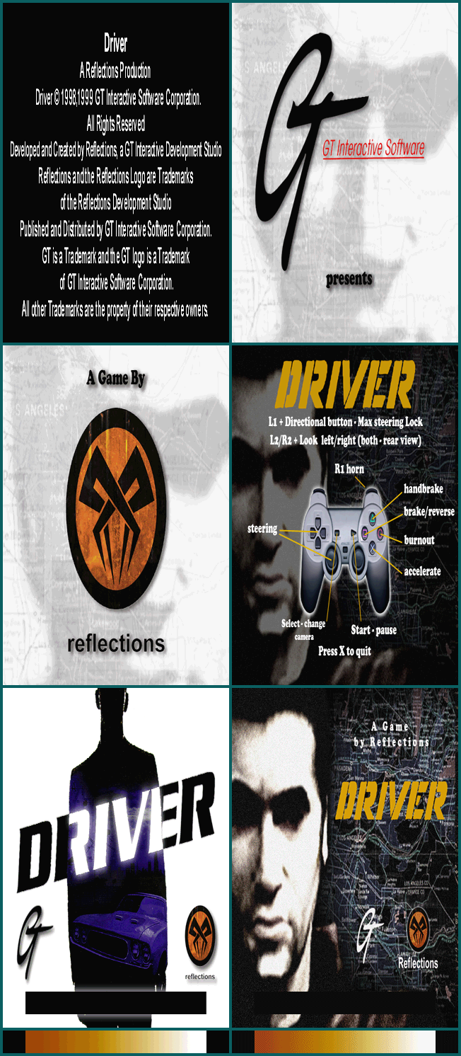 Driver: You Are the Wheelman - Opening & Loading Screens